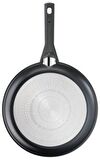 Tefal Titanium 6X Excellence 22 cm Yanmaz/Yapışmaz Titanyum Derin Tava