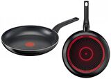 Tefal Titanium 1X SimplyClean 32 cm Yanmaz/Yapışmaz Titanyum Tava