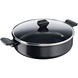 Tefal SimplyClean 28 cm Titanyum Basık Tencere