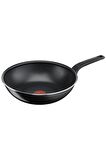 Tefal Titanium 1X Extra Cook & Clean 28 cm Yanmaz/Yapışmaz Titanyum Tava