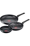 Tefal B5569153 Titanyum 1X Simple Cook 20/24/28 Cm 3'lü Tava Seti - 2100119732