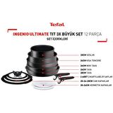 Tefal Ingenio Ultimate Titanyum 3X Büyük Set 12 Parça
