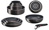 Tefal Ingenio XL Intense Titanyum 2X Büyük Tencere ve Tava Set 12 Parça 2100129599