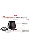 Tefal Ingenio Exception Titanyum 6X 12 Parça Büyük Set