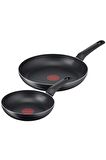 Tefal Titanyum 1X Simple Cook  20/26 Cm Tava Seti - 2100126824