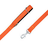 PETLOVEBUTİK Konforlu Dokumadan El Yapımı Köpek Gezdirme Kayışı 1,4x160cm - Orange