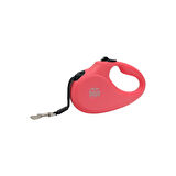 PETLOVEBUTİK Master Serisi Otomatik Uzatma Tasması S-15kg-5mt - PINK