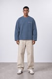 Erkek notbasicproject Oversize Long Sleeve Petrol