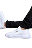 Erkek Spor Sneaker Ayakkabı BEYAZ