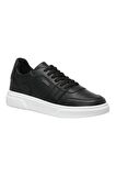 Erkek Spor Sneaker Ayakkabı SİYAH - BEYAZ