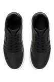 Erkek Spor Sneaker Ayakkabı SİYAH - BEYAZ