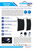 TommaTech 110Wp Flexible(Esnek) Güneş Paneli