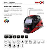 Sacit P950 Turbo Otomatik Kararan Kaynak Maskesi True Color True Color Temiz | Net Görüntü