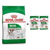 Royal Canin Mini Adult Köpek Maması 2 kg + 2 Adet Yaş Mama Hediye