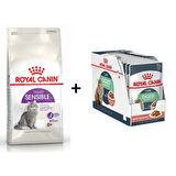 Royal Canin Sensible 33 Kuru Kedi Maması 15 kg + 12 Adet Royal Canin Digest Sensitive Konserve Kedi Maması 85 Gr 