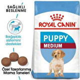 Royal Canin Orta Irk Yavru Kuru Köpek Maması 4 kg + 2 Adet Yaş Mama Hediye