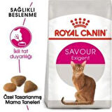 Royal Canin Savour Exigent  Kuru Kedi Maması 4 Kg + 2 Adet Yaş Mama Hediye