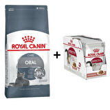 Royal Canin Oral Care Kedi Maması 1,5 Kg + 12 Adet Yaş Mama