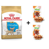 Royal Canin Chihuahua Junior Yavru Köpek Maması 1,5 kg + 2 Adet Wooc Ödül 80 Gr 