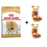 Royal Canin Pug  Irkı Özel Köpek Maması 1,5 kg + 2 Adet Wooc Ödül 80 Gr 