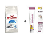 Royal Canin İndoor 7+ Yaşlı Kuru Kedi Maması 1,5 Kg+ Gimcat Malt 100 Gr