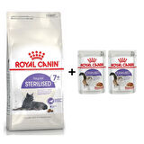 Royal Canin +7 Yaş Üzeri Kısırlaştırılmış Kedi Maması 1,5 Kg + 2 Adet Yaş Mama Hediye