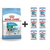 Royal Canin Mini Puppy Yavru Köpek Maması 4 kg + 6 Adet Yaş Mama