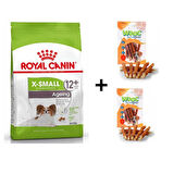 Royal Canin XSmall Ageing +12  Köpek Maması 1,5 kg + 2 Adet Wooc Ödül 80 Gr 