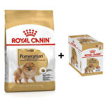 Royal Canin Pomeranian Yetişkin Köpek Maması 1,5 Kg + 12 Adet Yaş Mama