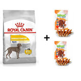 Royal Canin Maxi Dermacomfort Yetişkin Köpek Maması 12 Kg + 2 Adet Wooc Ödül 80 Gr