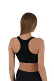 Kadın Kalın Askılı Pedsiz Sporcu Crop  | S-M, L-XL
