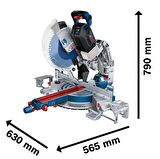 Bosch Gcm 18v 305 Gdc Akülü Gönye Kesme  2x12 Amper Biturbo  
