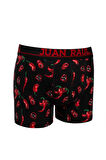 TEET Juan Raul Erkek Boxer Pamuklu Desenli 4'lü Premium Set