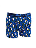 TEET Juan Raul Erkek Boxer Pamuklu Desenli 4'lü Premium Set