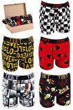 TEET Erkek Boxer Pamuklu Desenli DeLuxe 5'li Set