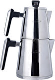 Karaca Space Maxi Powersteel Pro 316 Çelik Indüksiyon Tabanlı Maxi Çaydanlık Takımı