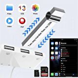 Polham Apple iPad ve İphone İçin Lightning Tf,Sd Kart Okuyucu, 3 USB Kamera, Klavye ve Mouse Adaptör