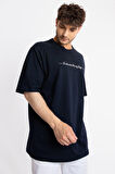 Adam Boxes Oversize O-Yaka T-shirt Fmsuelto - Lacivert