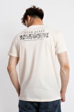 Adam Boxes O-Yaka Baskılı T-shirt Bandos - Ham Pamuk