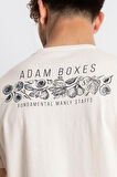 Adam Boxes O-Yaka Baskılı T-shirt Bandos - Ham Pamuk