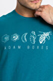 Adam Boxes O-Yaka Baskılı T-shirt Apiso - Göl Yeşili