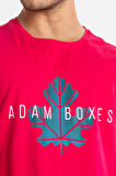 Adam Boxes O-Yaka Baskılı T-shirt Anillo - Macenta