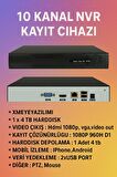 Vn-8010 10 Kanal Nvr Xmeye İp Kayıt Cihazı