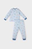 DeFacto Erkek Bebek Pijama Takımı Penye Desenli Uzun Kollu Üst Beli Lastikli Uzun Alt E0756A525SPBE343