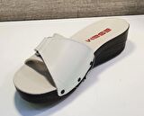 Esem 0314 Z 000 Kadın Cırtlı Ortopedik Terlik Bej