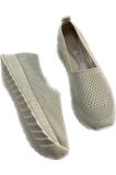Swellsoft Y24-200 Kadın Triko Günlük Comfort Ayakkabı Ten