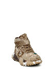 Guja 24k351 Kadın Taşlı Kadife Casual Sneaker Bootie Camel