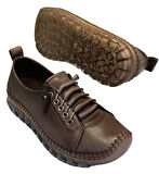 Elis 24 K 470 Kadın Deri Comfort Casual Ayakkabı Vizon