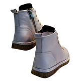 Voog 23662 Kadın Deri Casual Comfort Bot Vizon