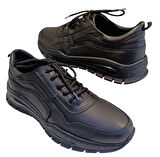 Castle Black 13255 Erkek Deri Casual Ayakkabı Siyah